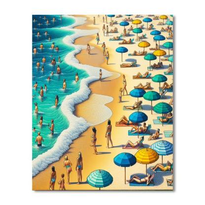 Vibrant Seaside Bliss Paint By Number