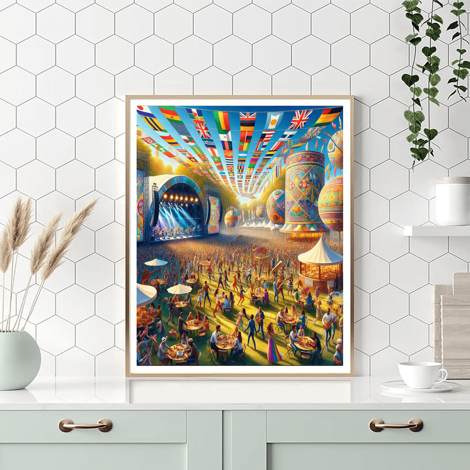 Womad Festival - United Kingdom Paint By Numbers