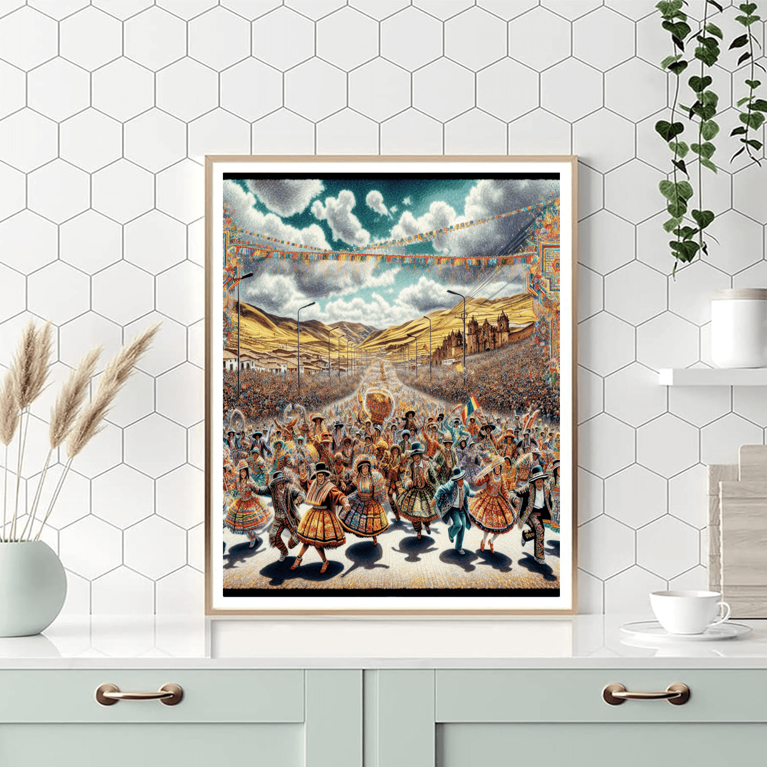 Fiesta De La Candelaria - Peru Numbered Painting Kits