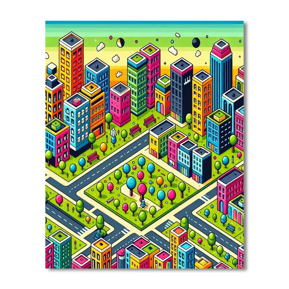Cityscape Creators Paint By Numbers