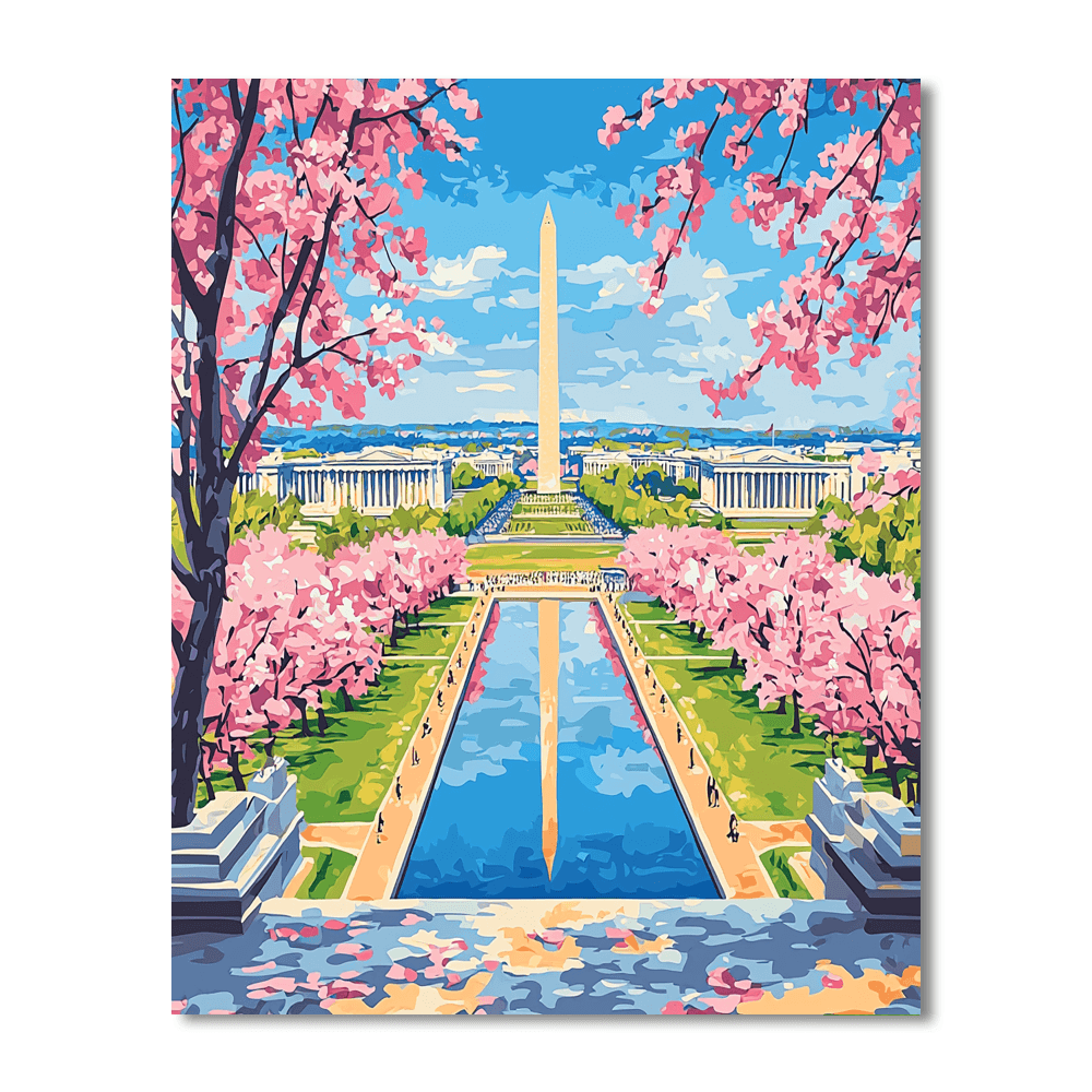 National Mall - Washington, D.c. Paint By Numbers Kits