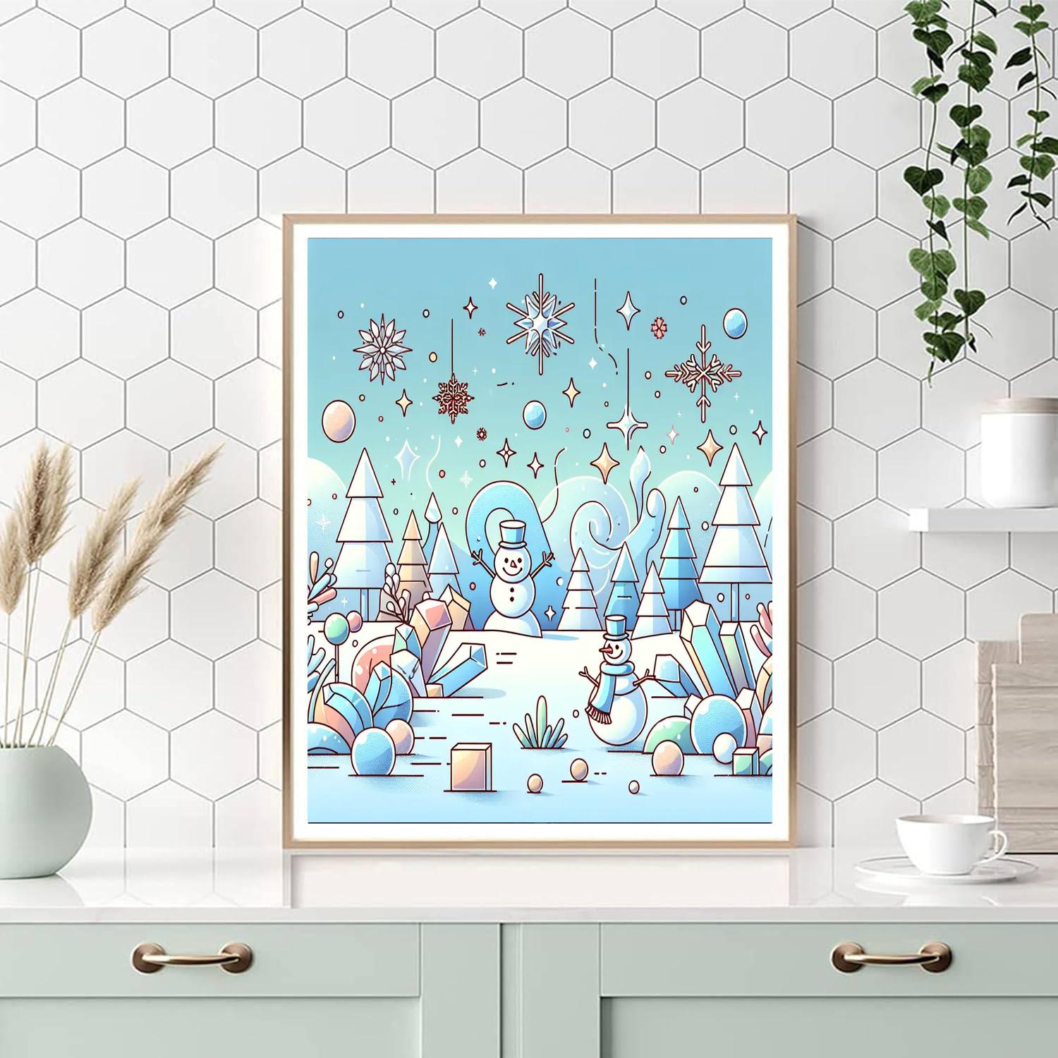 Frozen Fantasy Paint By Numbers Art
