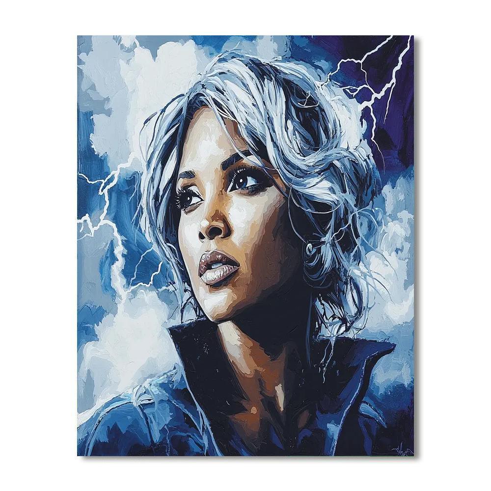 Halle Berry: Storm's Gale Of Electrifying Talent Numbered Painting Kits