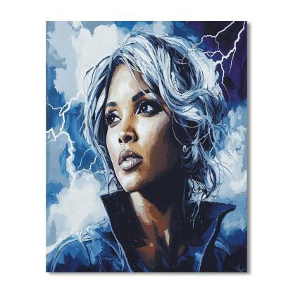 Halle Berry: Storm's Gale Of Electrifying Talent Numbered Painting Kits