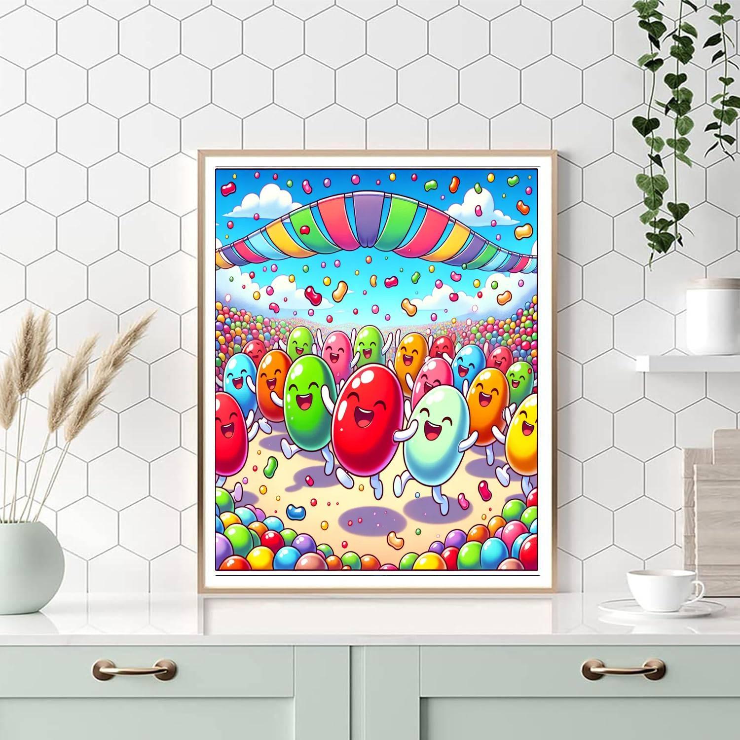 Joyous Jellybean Jubilee Paint By Number