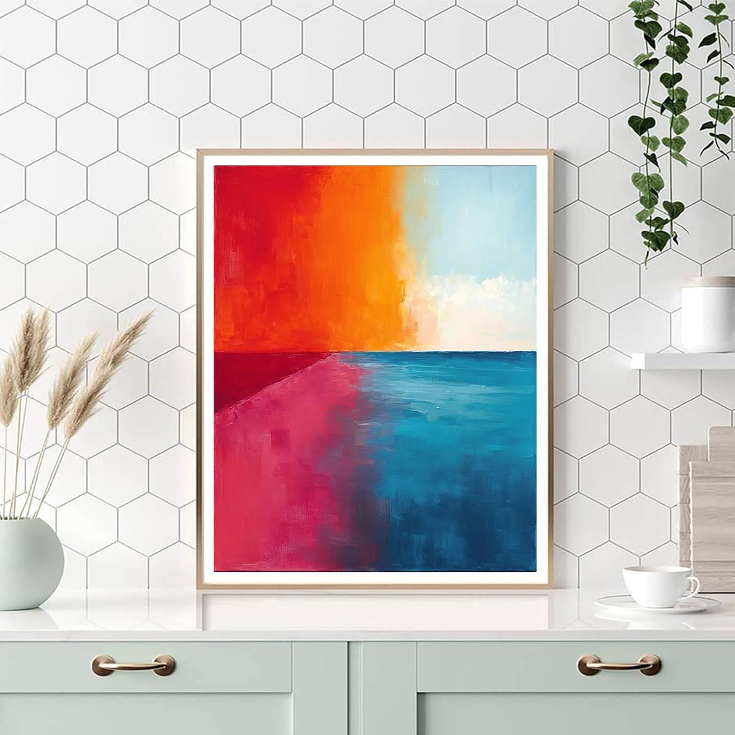 Mark Rothko Inspired Chromatic Horizon  Numbered Painting Kits