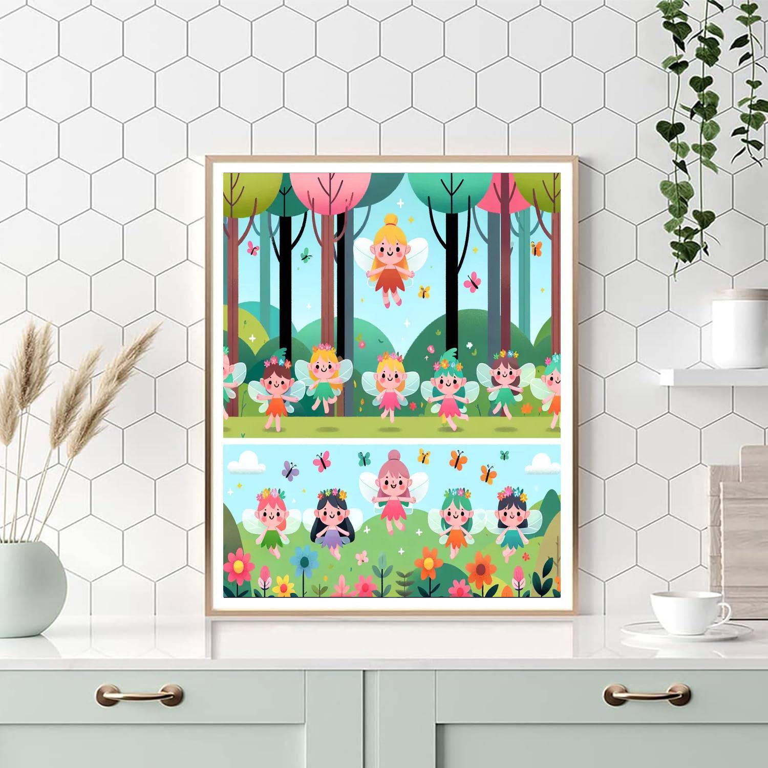 Woodland Fairy Adventure Painting Number Kit