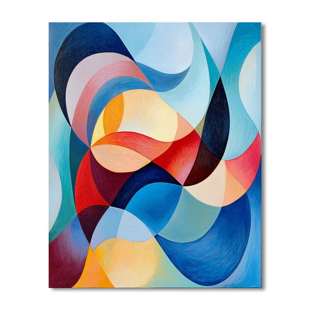 Paul Klee Inspired Cascading Thoughts  Paint By Number