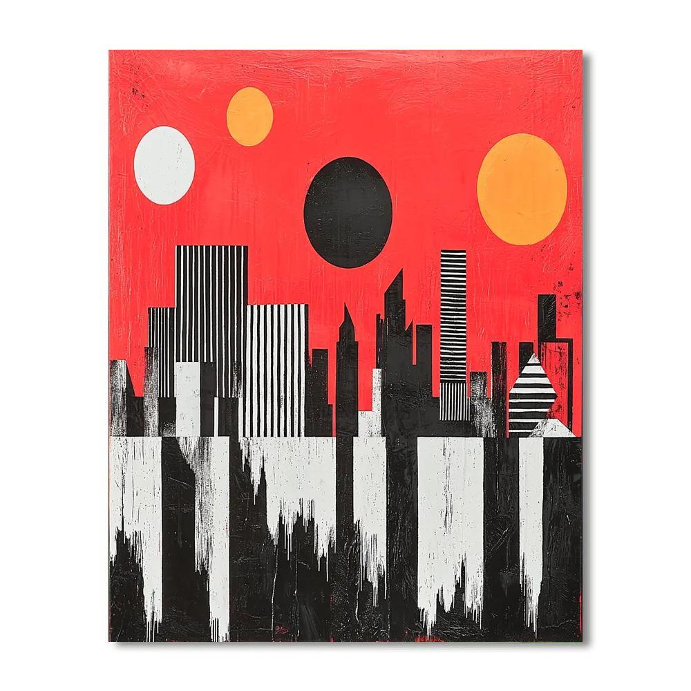 Banksy Inspired Urban Discontent  Paint By Number