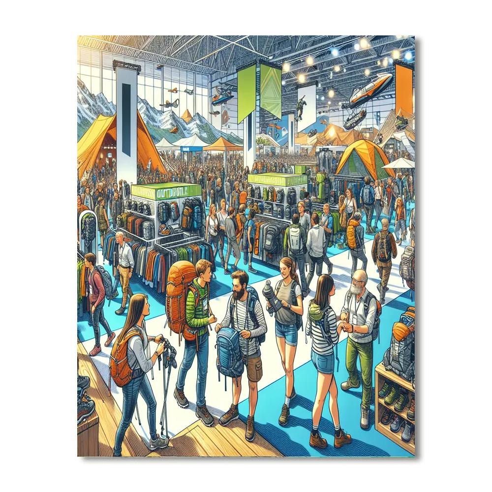 Oudoor Retailer Summer Market - Usa Paint By Numbers Art