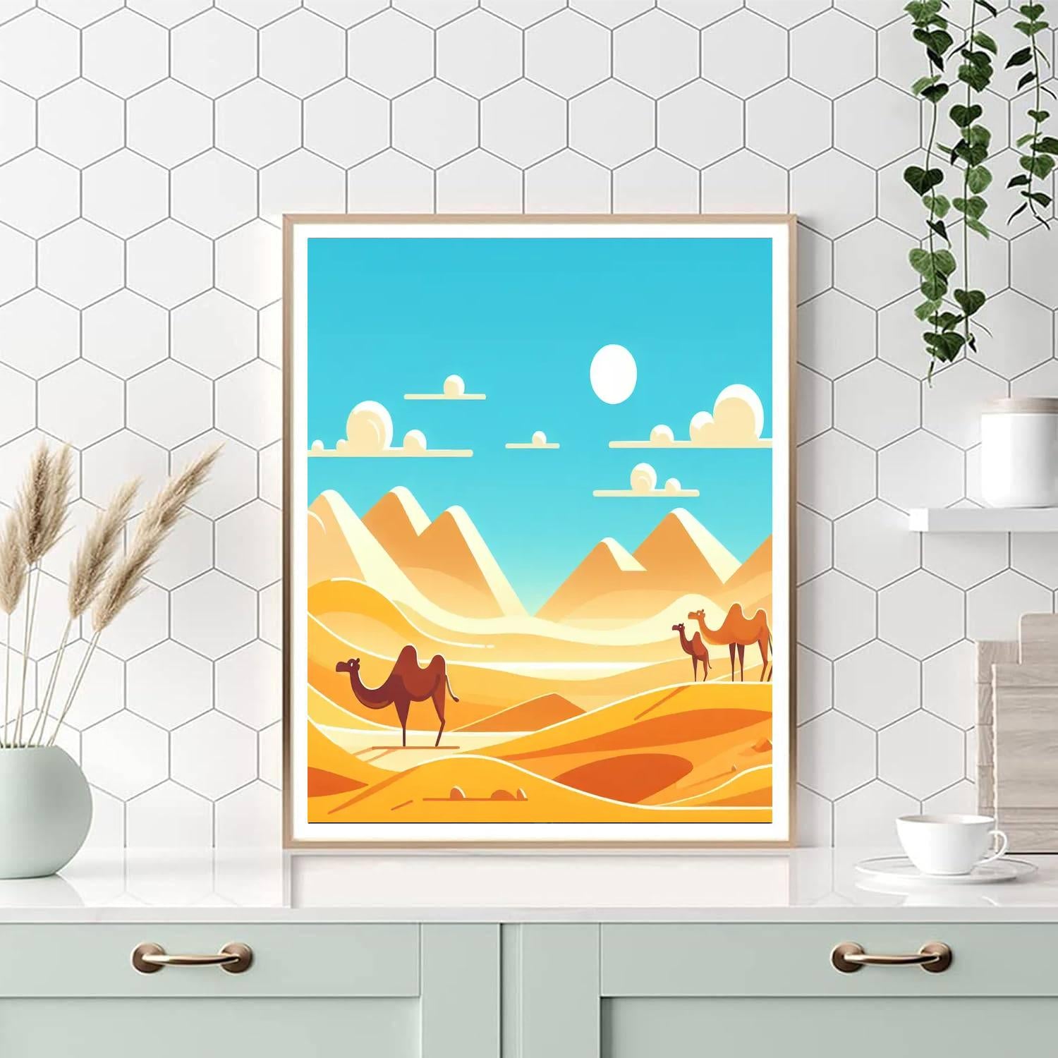 Desert Mirage Encounter Paint By Number