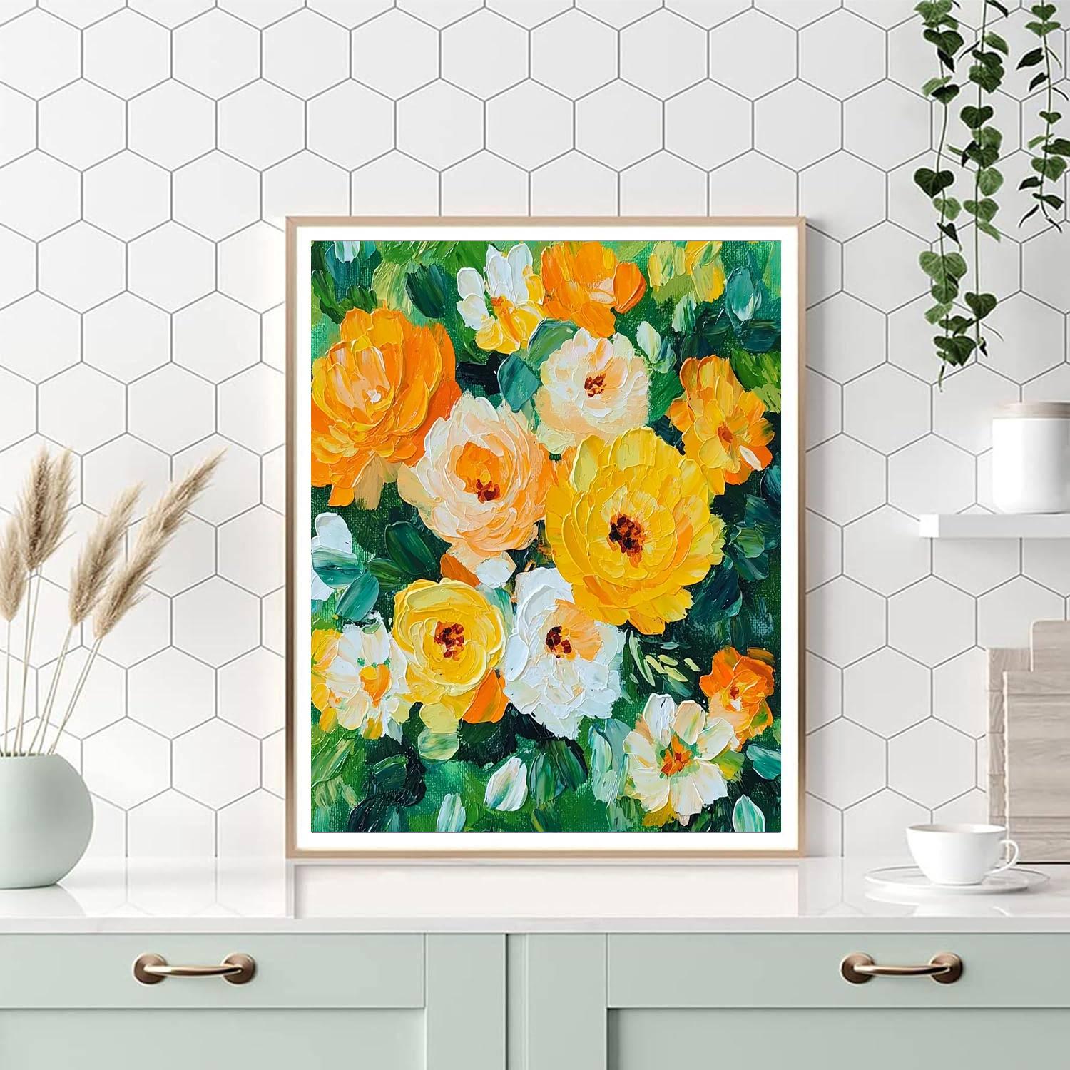 Frida Kahlo Inspired Radiance Of Spirit  Numbered Painting Kits