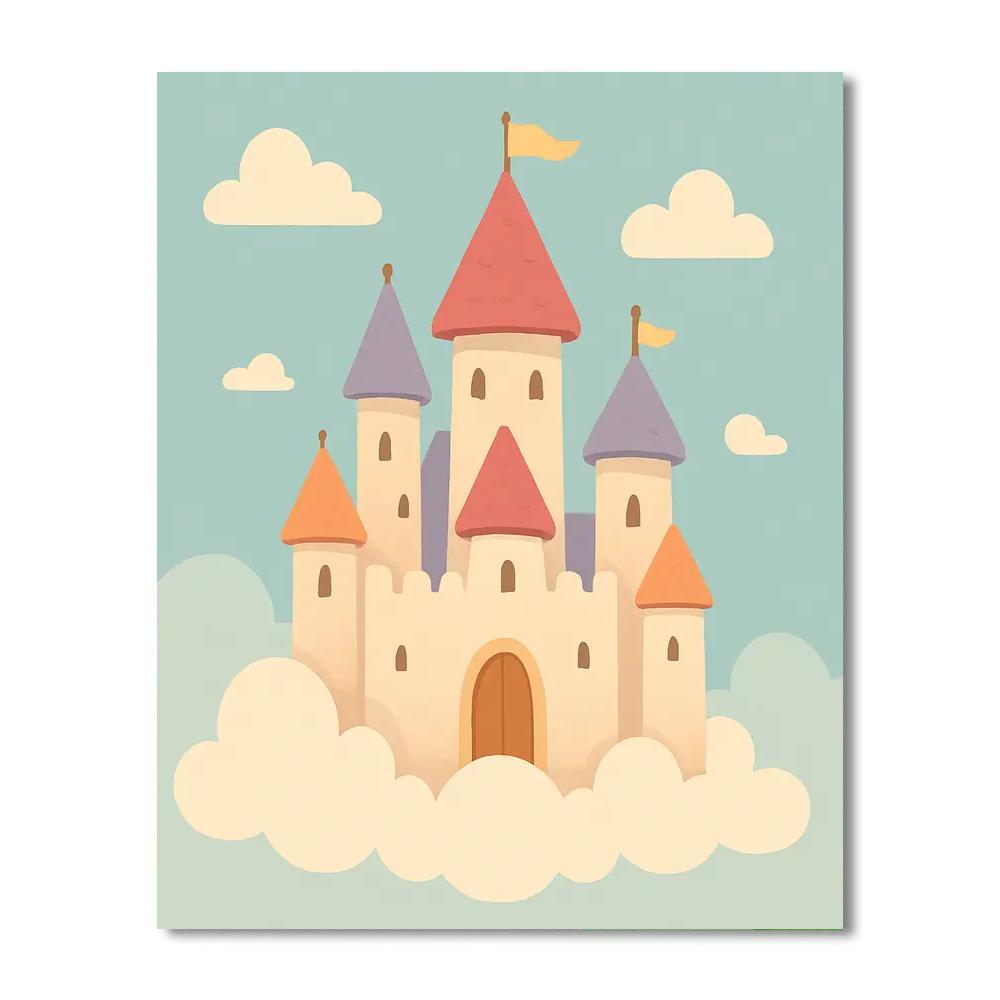 Castle On The Cloud Paint By Color