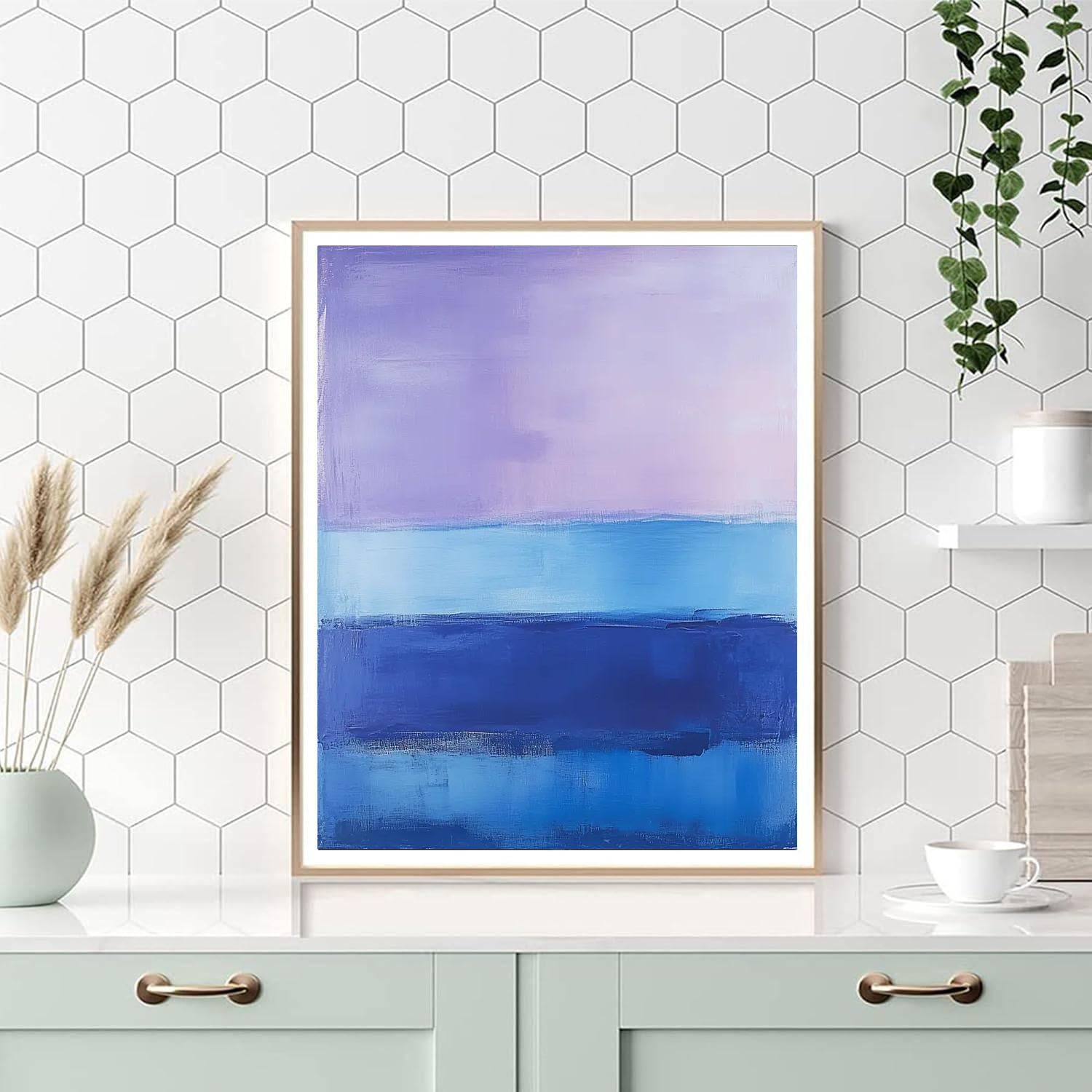 Mark Rothko Inspired Fluid Harmony  DIY Paint By Numbers