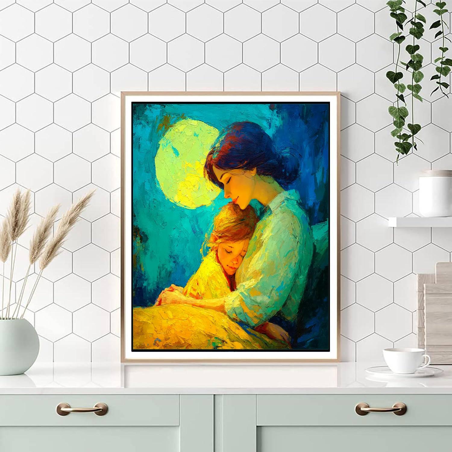 Bedtime Cuddles Numbered Painting Kits