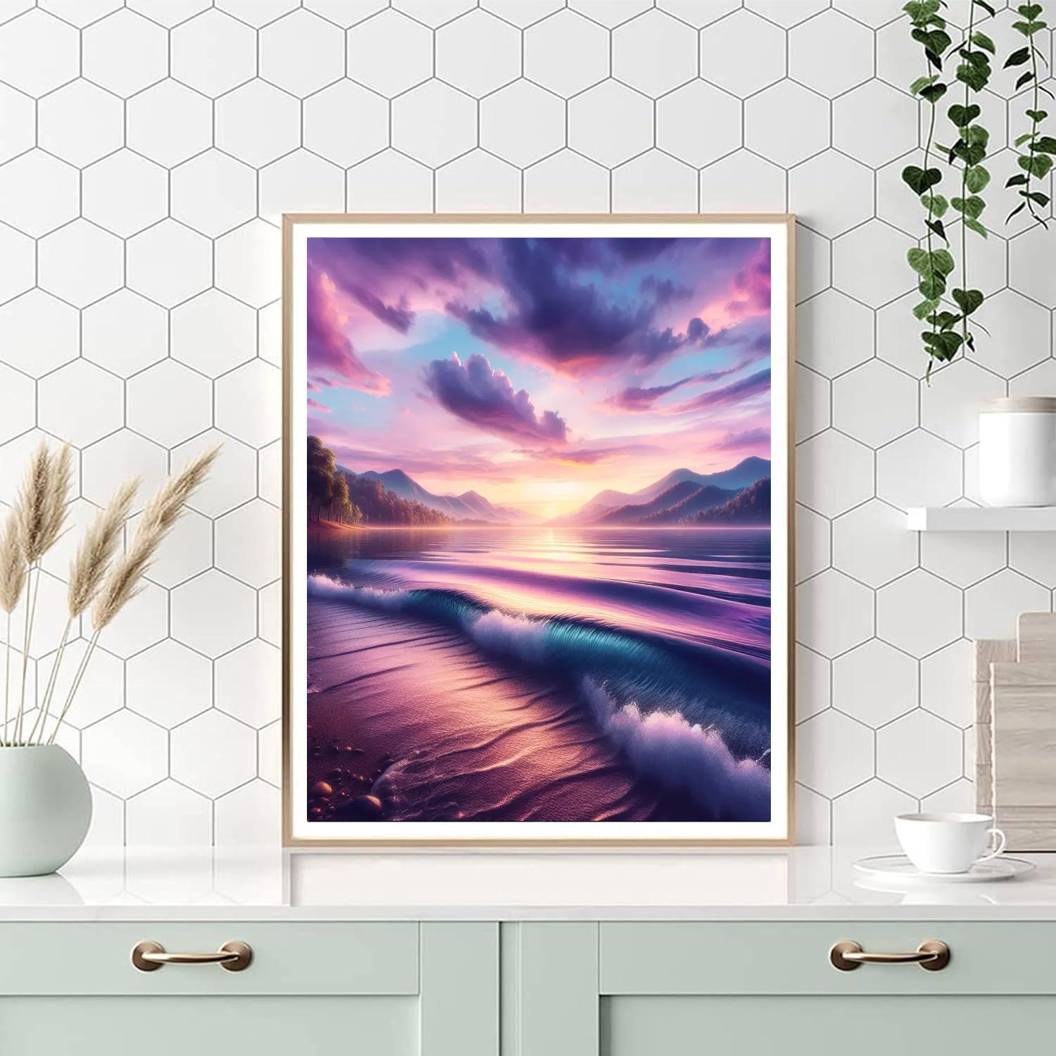 Tranquil Lakeside Escape Paint By Numbers