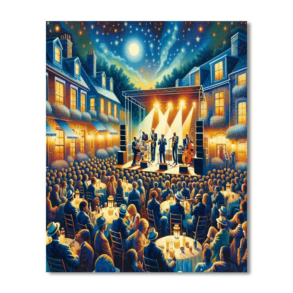 Jazz In Marciac - Marciac, France Paint By Color