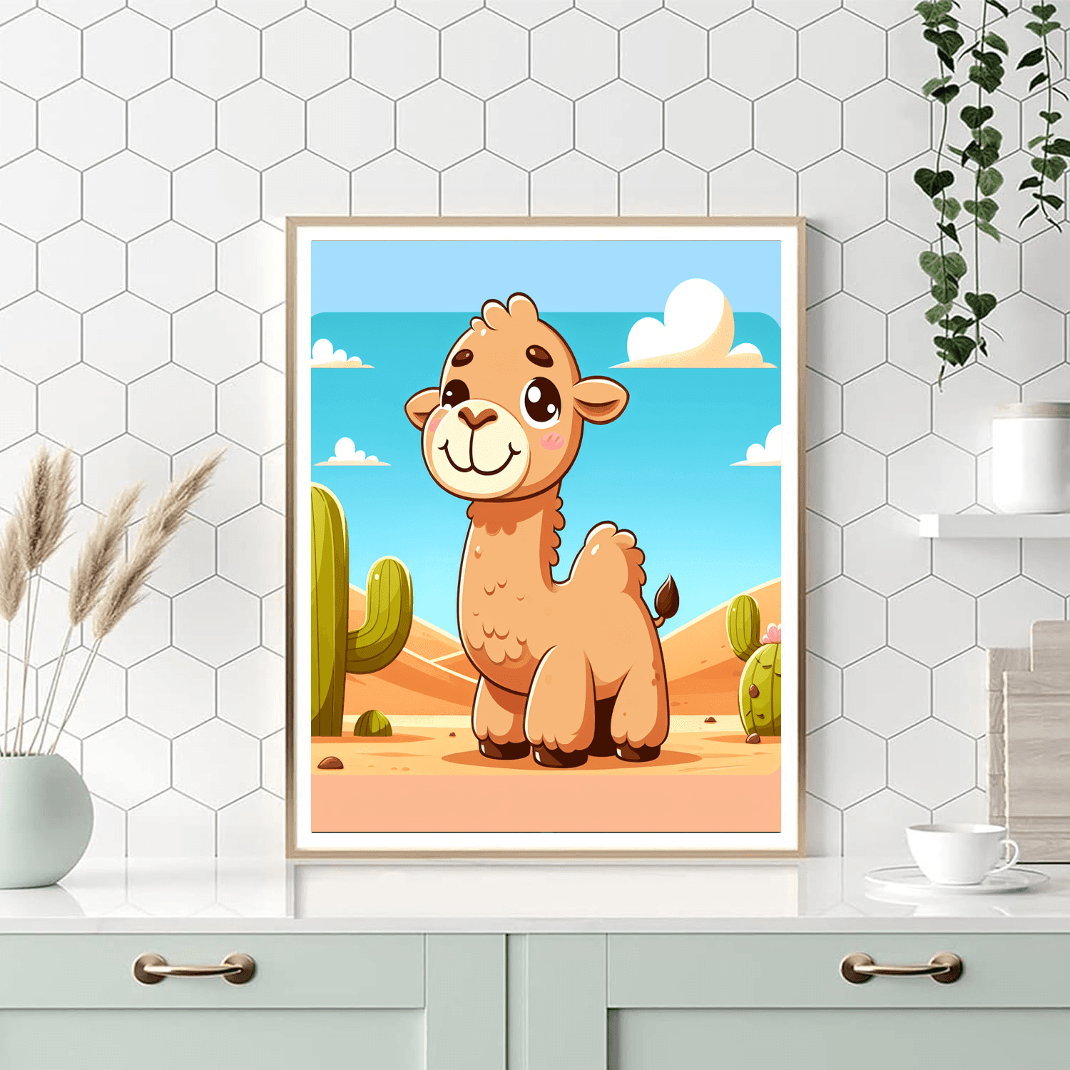 Curious Camel Painting By Numbers Kit