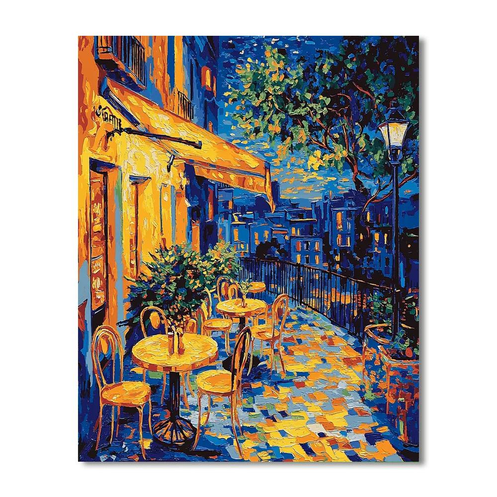 Vincent Van Gogh Inspired Café Moments  Paint By Numbers