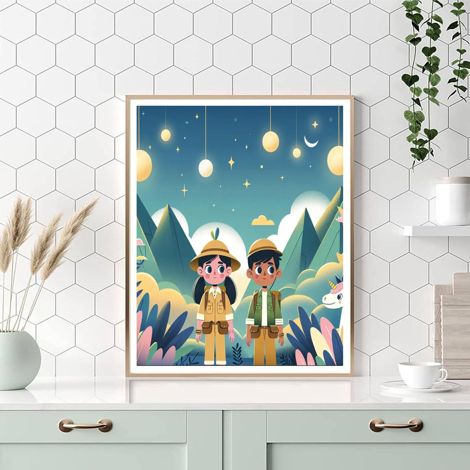 Enchanted Echo Valley Number Painting