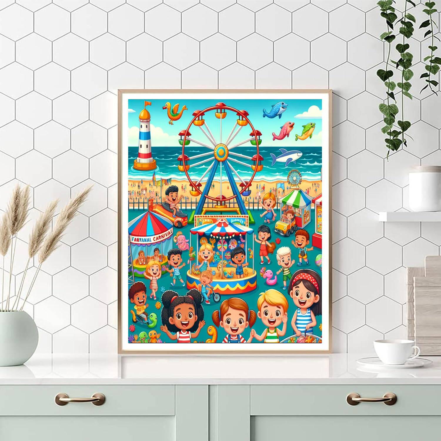 Ocean Wonder Carnival Paint By Numbers Kits