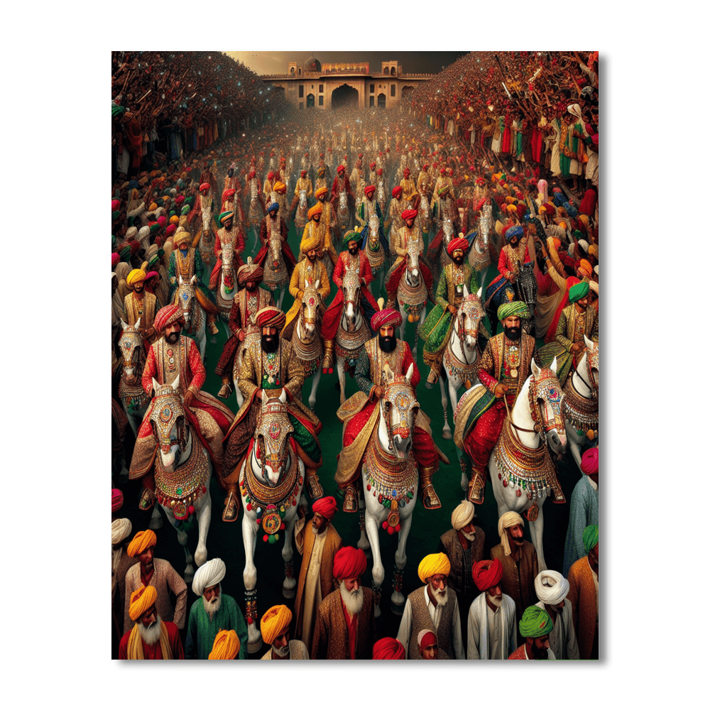 Durbar Festival - Kano, Nigeria Paint By Numbers