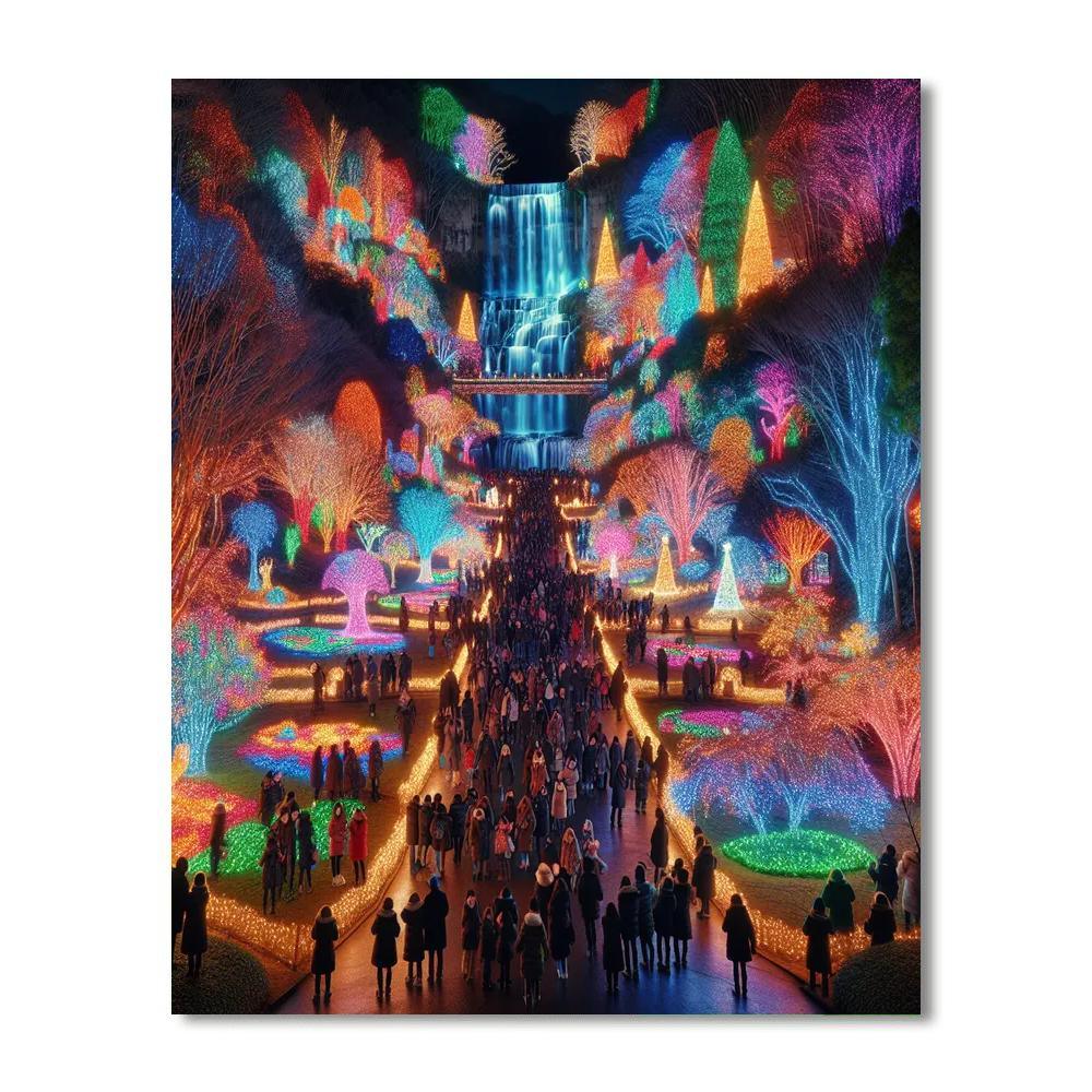 Winter Festival Of Lights - Niagara Falls Paint By Numbers Art