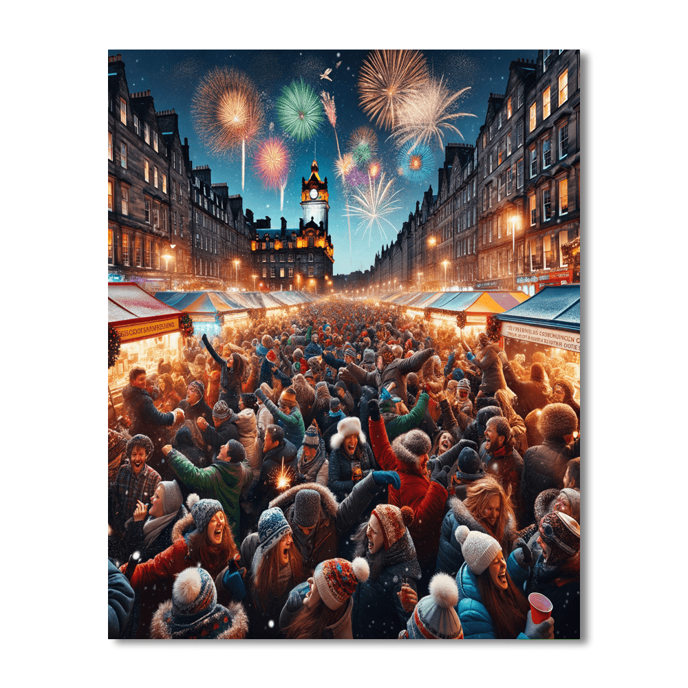 Hogmanay Painting Number Kit