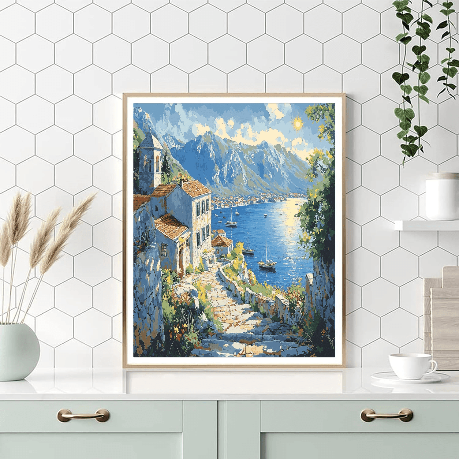 Montenegro Bay Of Kotor Numbered Painting Kits