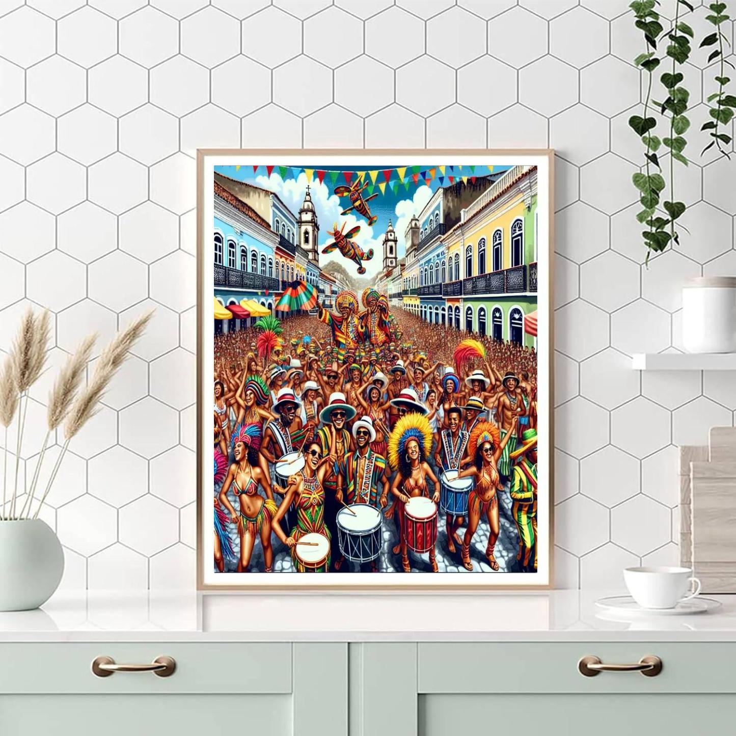 Salvador Carnival - Brazil Numbered Painting Kits