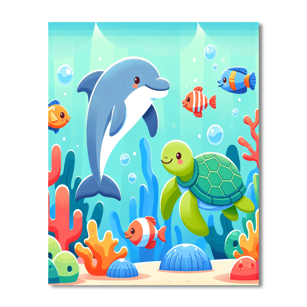 Underwater Ocean Discovery Paint By Numbers