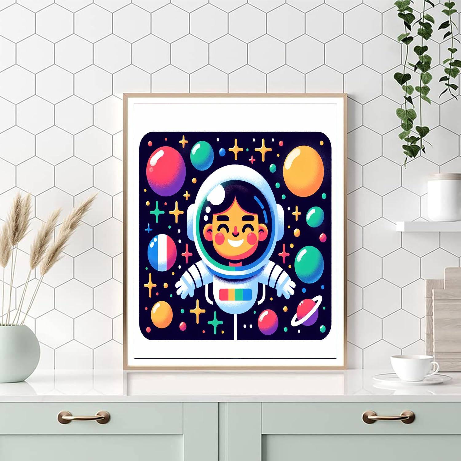 Space Explorer's Galactic Adventure Painting By Numbers Kit