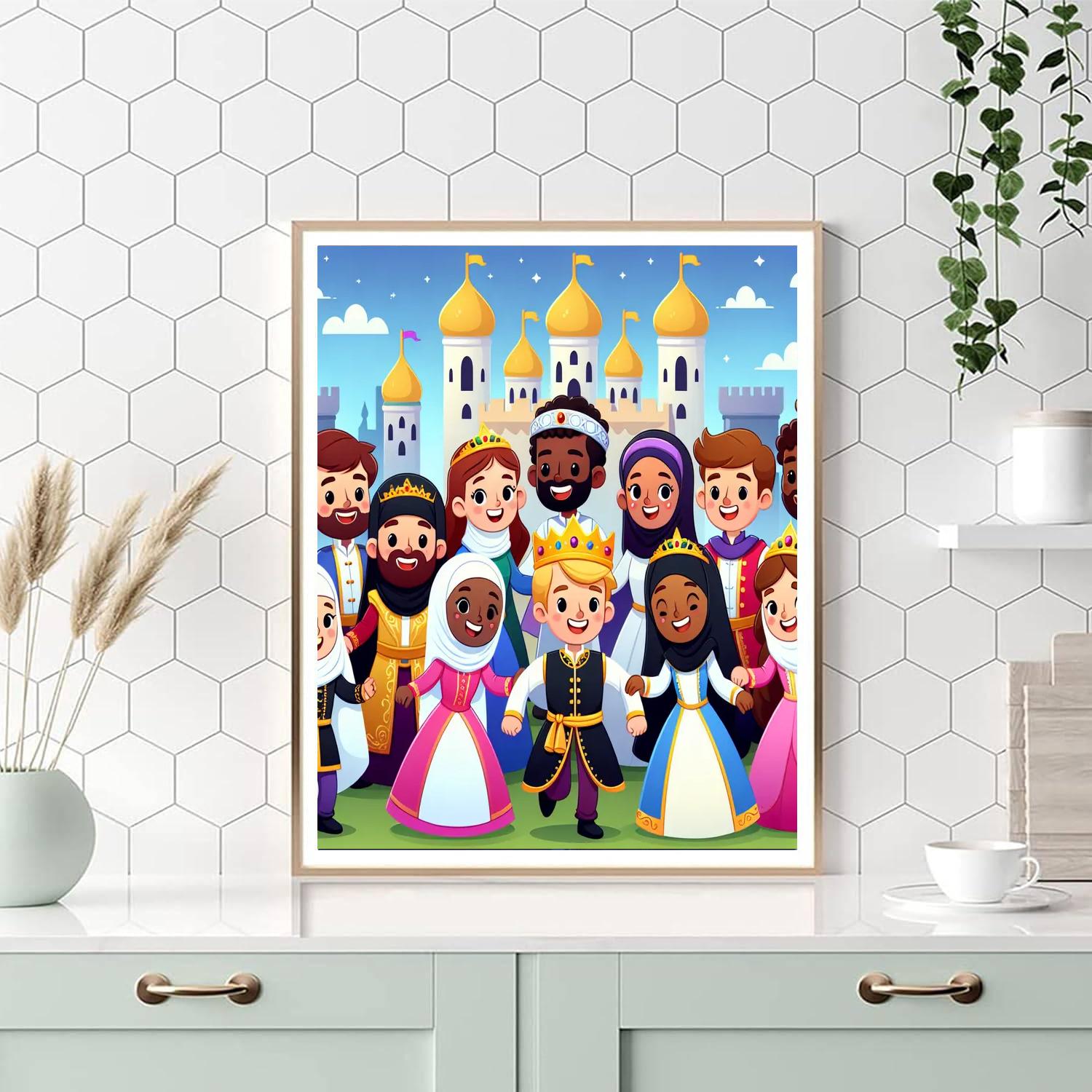 Royal Revelry Numbered Painting Kits