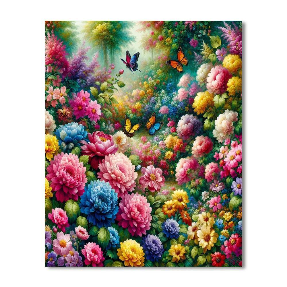 Garden Oasis Paint By Number