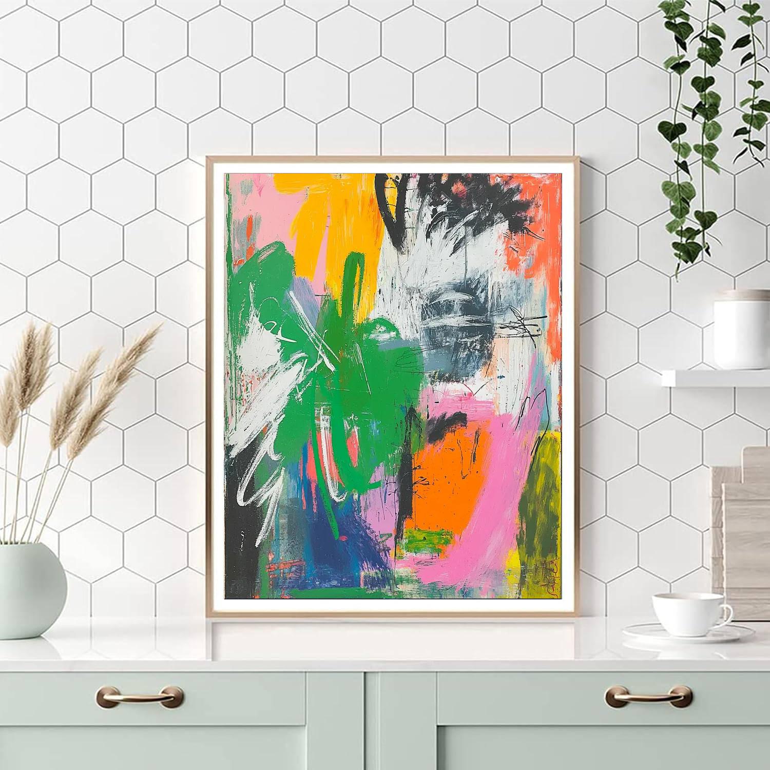 Jean-Michel Basquiat Inspired The Spectrum Of Dreams  Paint By Numbers Kits