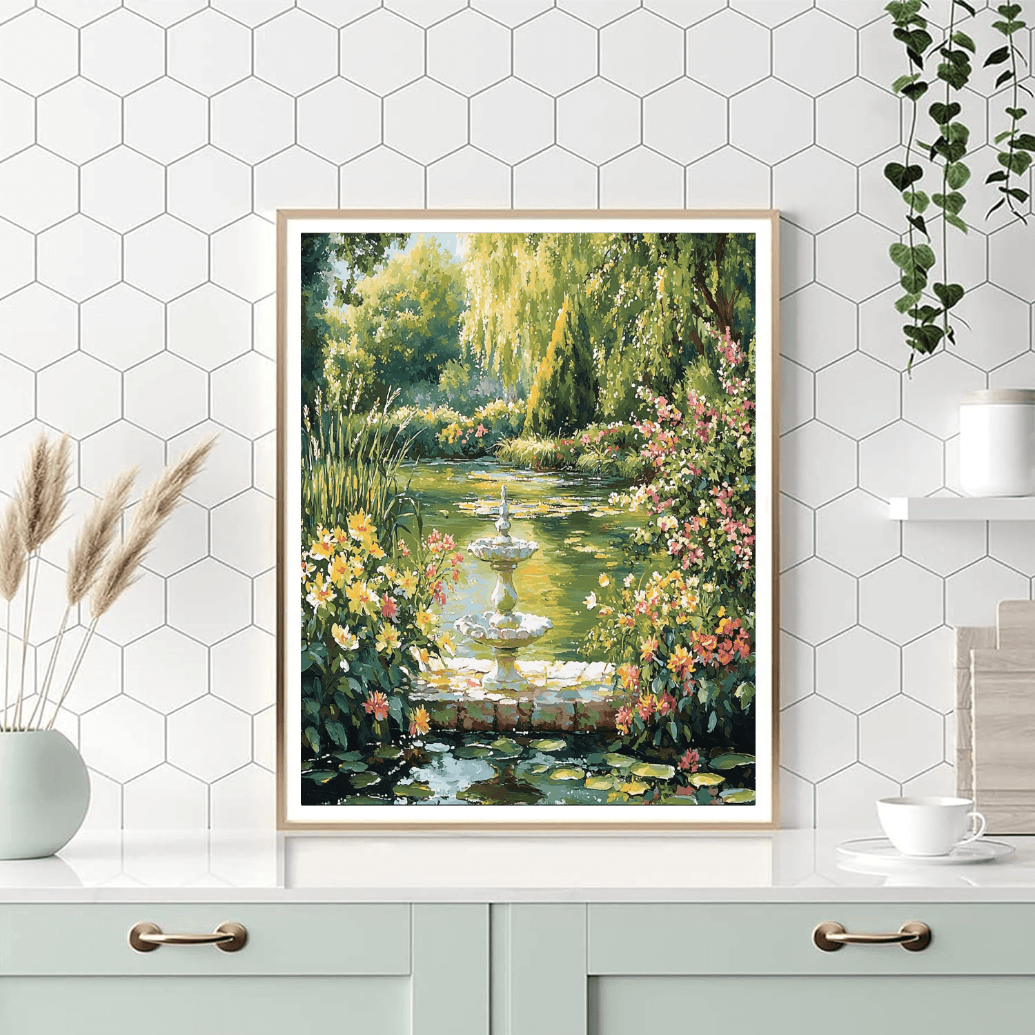 Claude Monet Inspired Garden Serenity  Paint By Numbers Kits