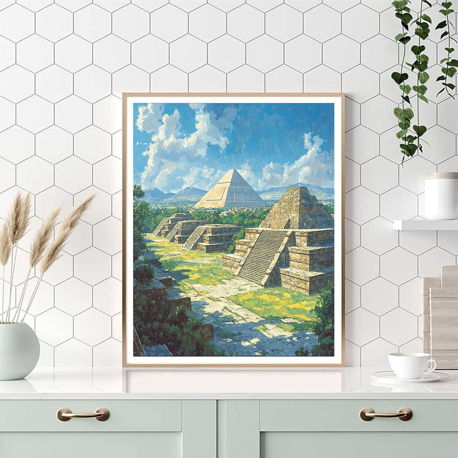 Teotihuacan - Mexico Numbered Painting Kits