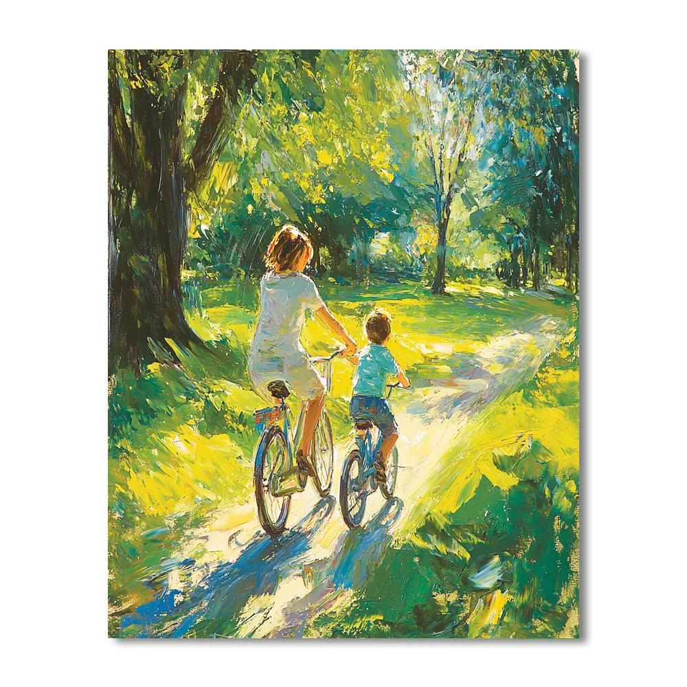 Love's Gentle Guidance Number Painting