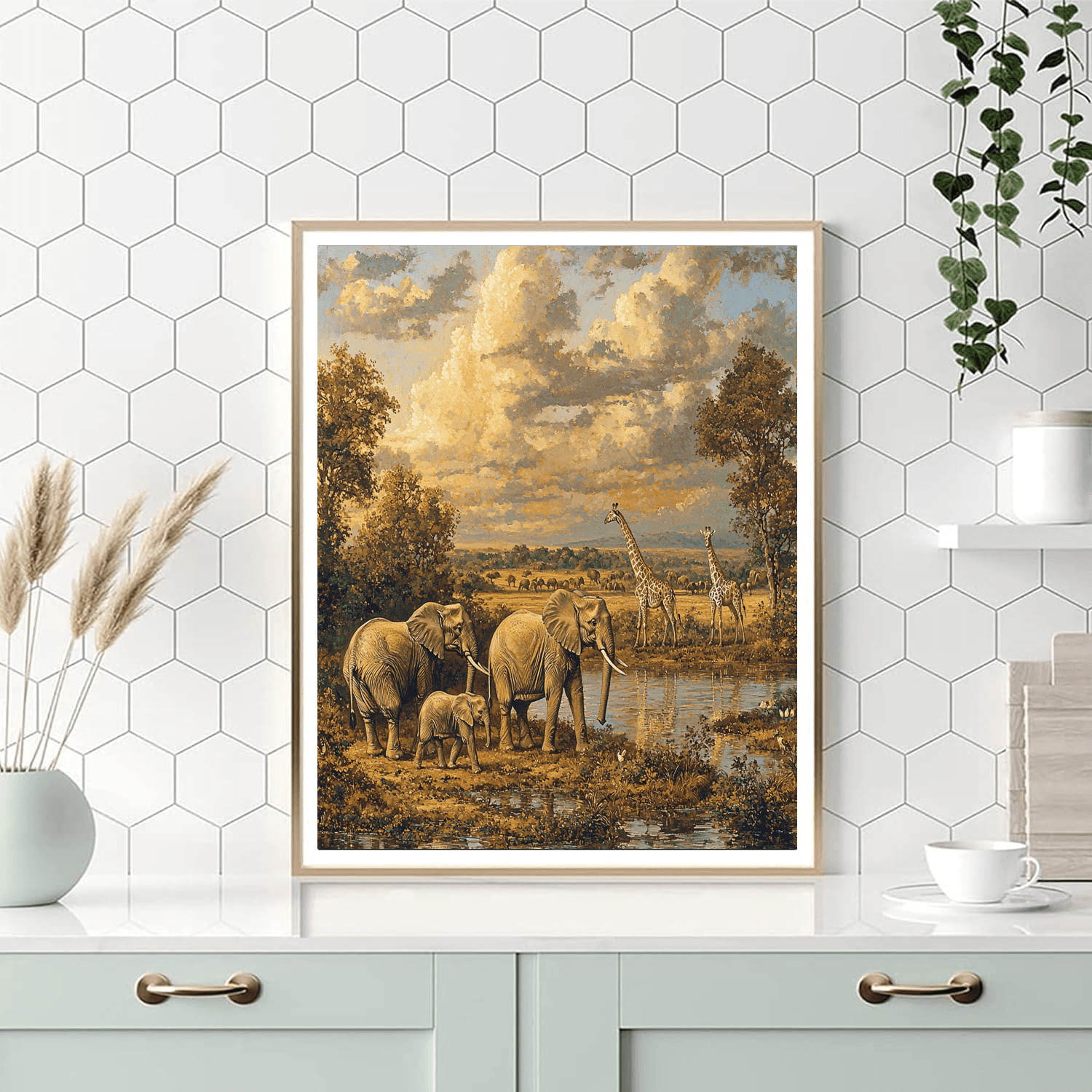 John Constable Inspired Wild Savannah  Paint By Numbers Kits