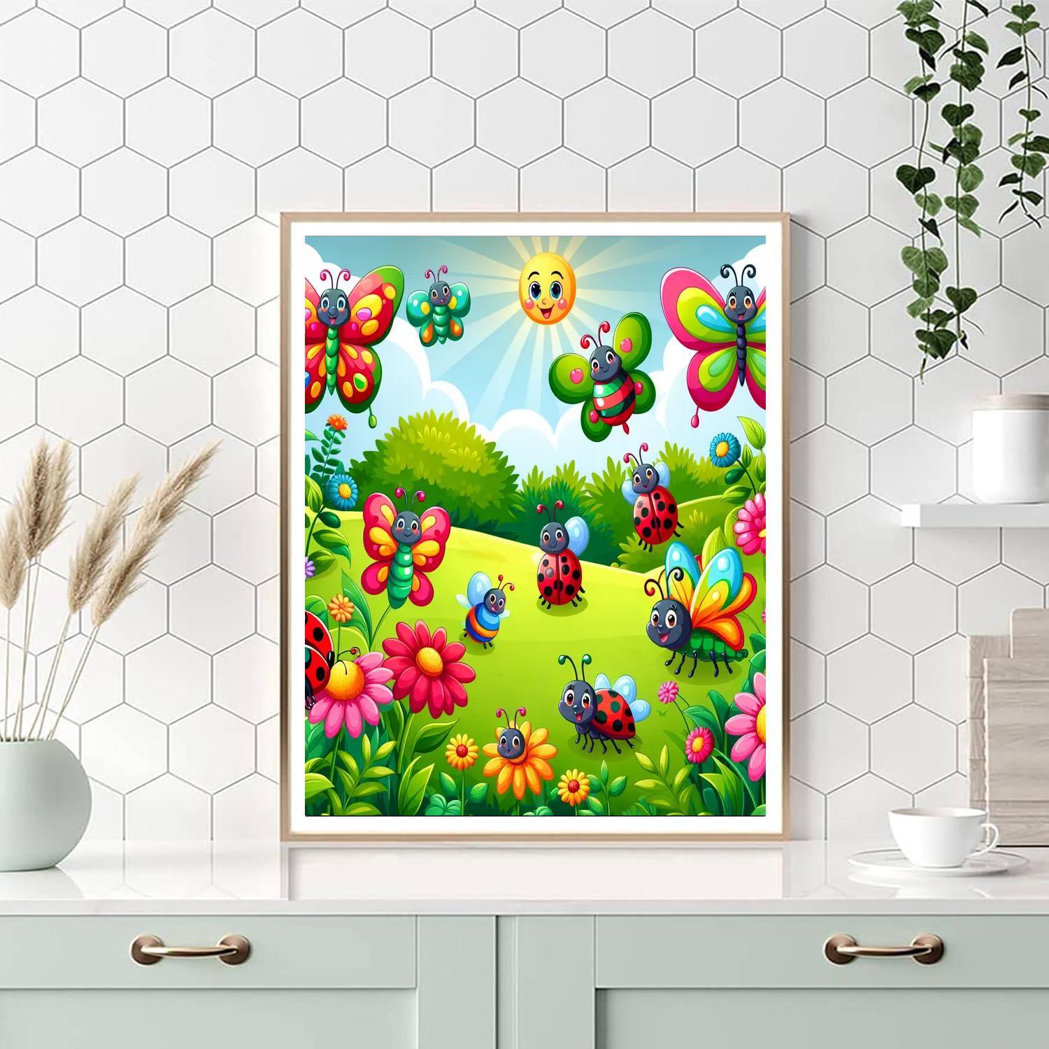 Charming Garden Adventures Paint By Color