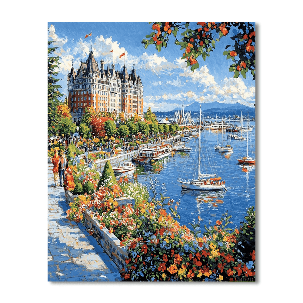 Victoria's Inner Harbour Numbered Painting Kits