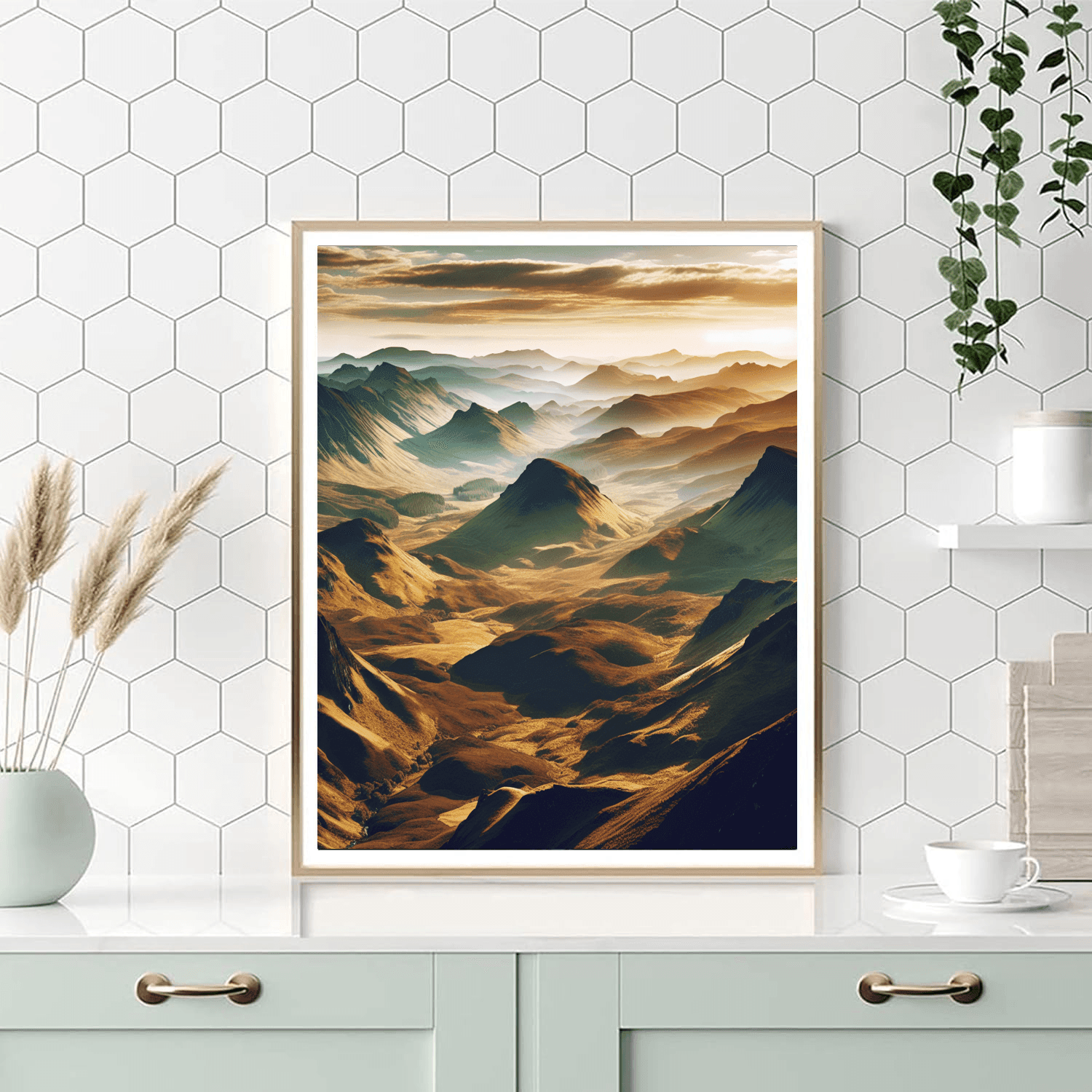 Majestic Highland Panorama Paint By Number