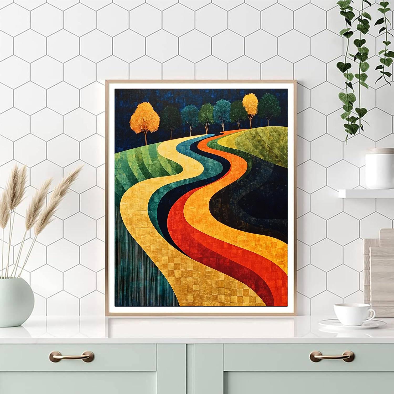 Nandalal Bose Inspired Pathways Of Thought  Paint By Numbers