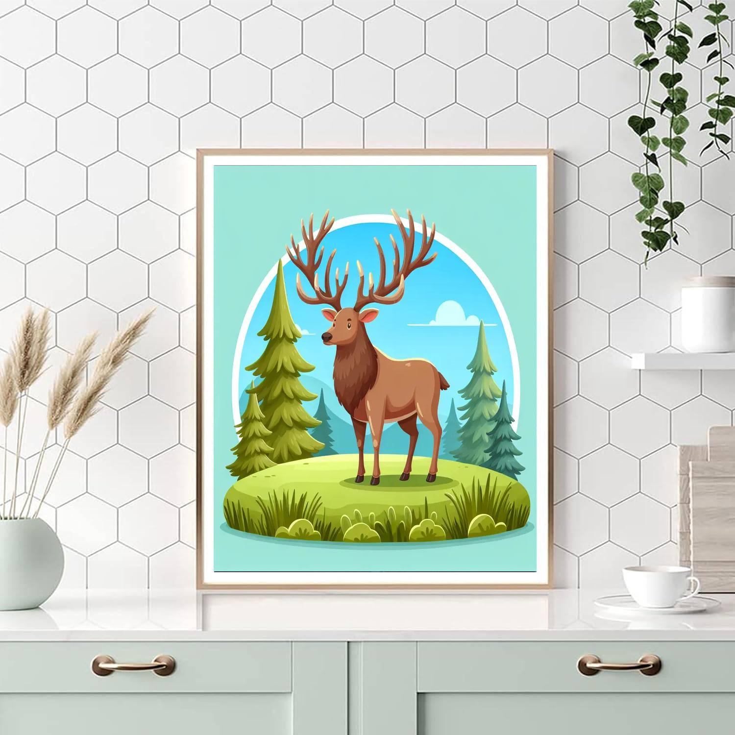 Enchanting Elk Paint By Color
