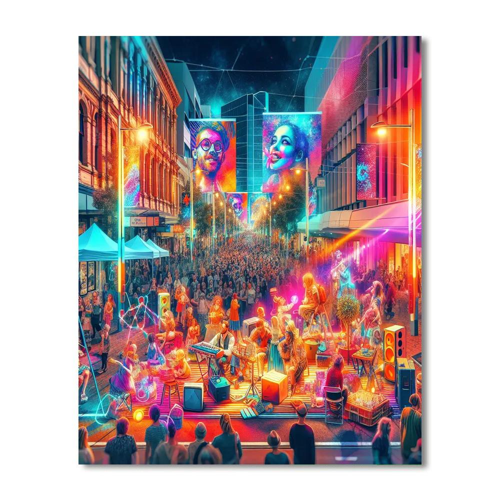 Adelaide Fringe Festival - Adelaide Paint By Numbers Kits