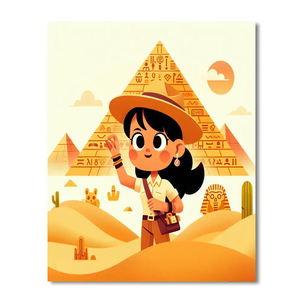 Adventure Through Egypt Numbered Painting Kits