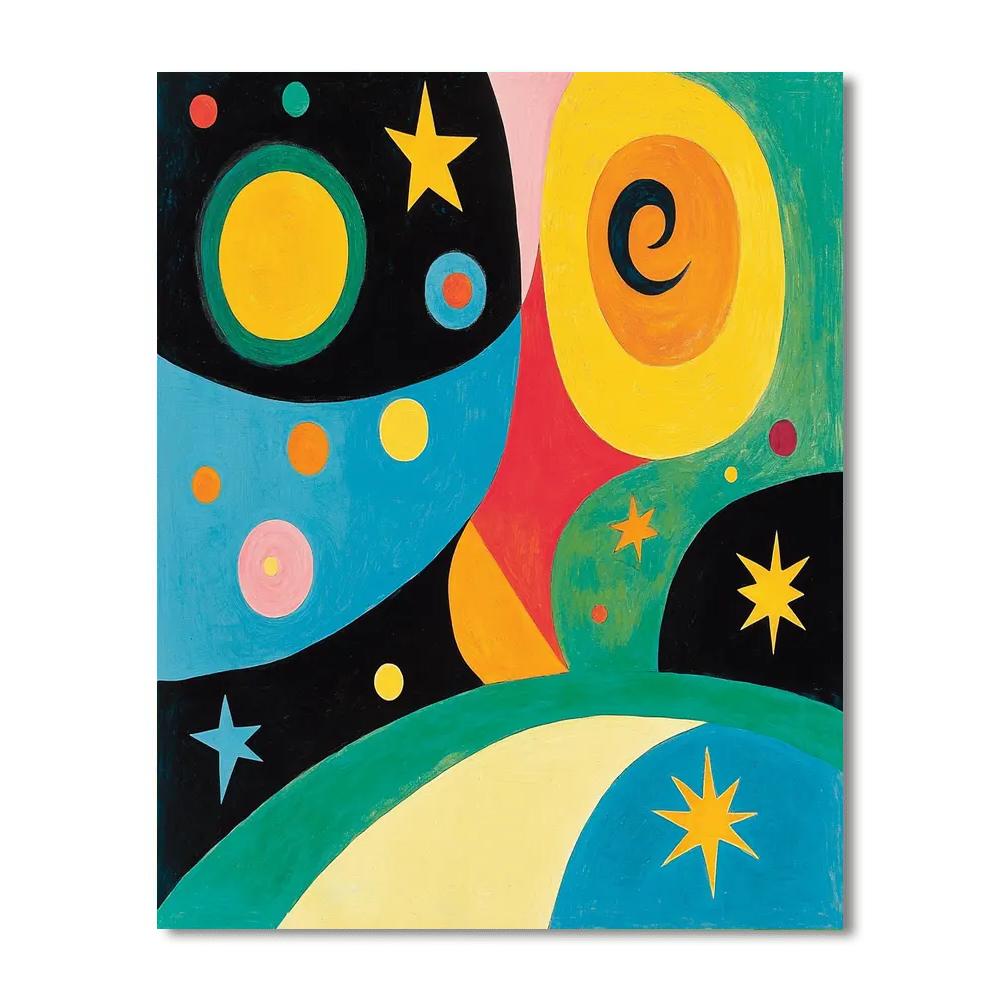 Joan Miró Inspired The Spirit Of Imagination  Number Painting