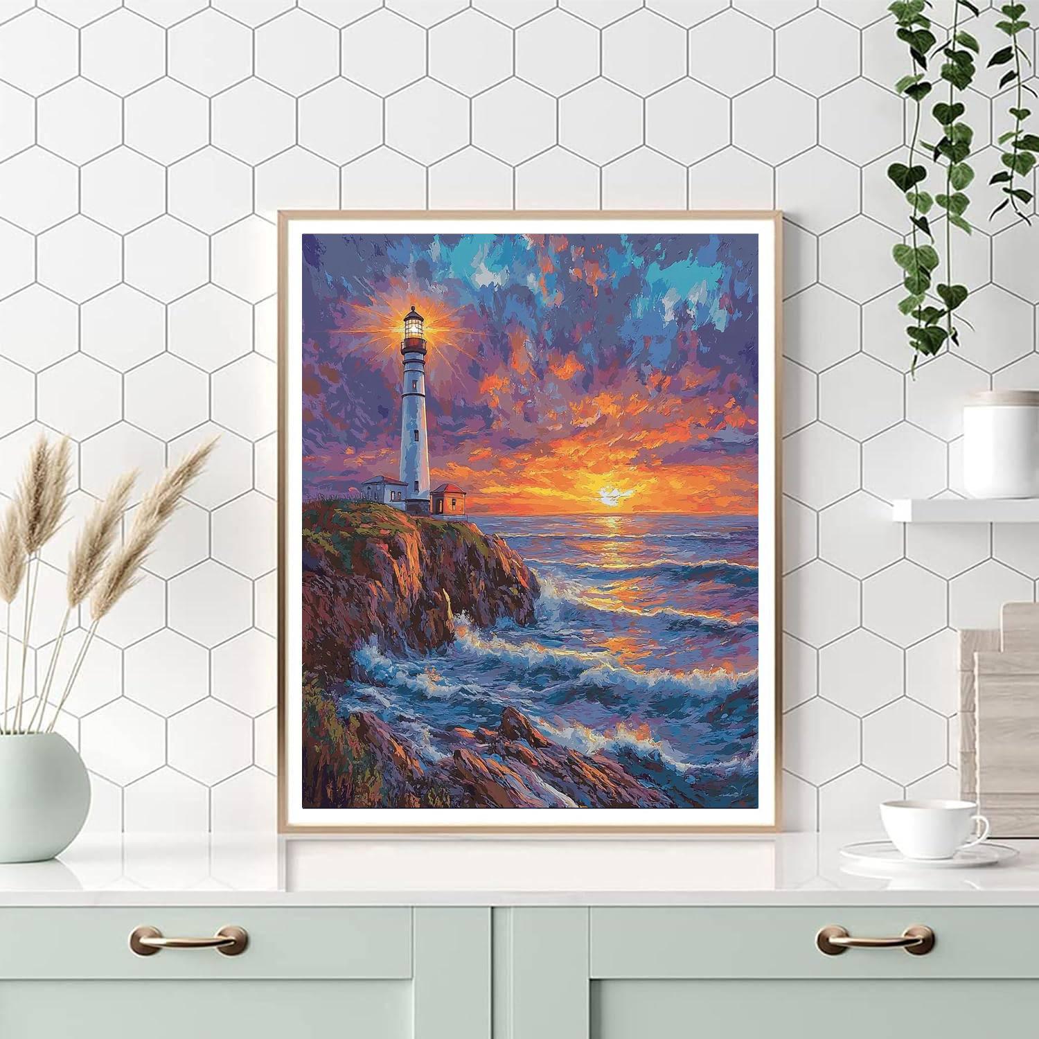 Mother's Guiding Light Paint By Color