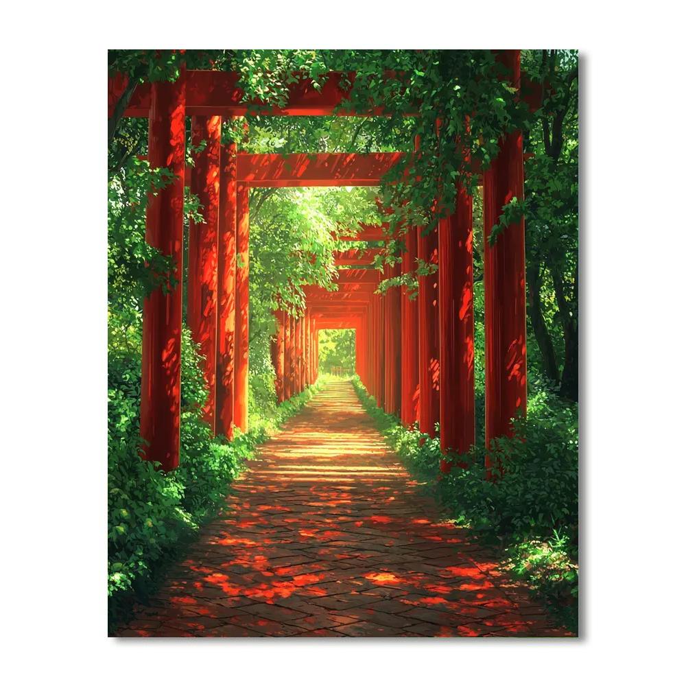 Fushimi Inari Taisha - Kyoto Number Painting