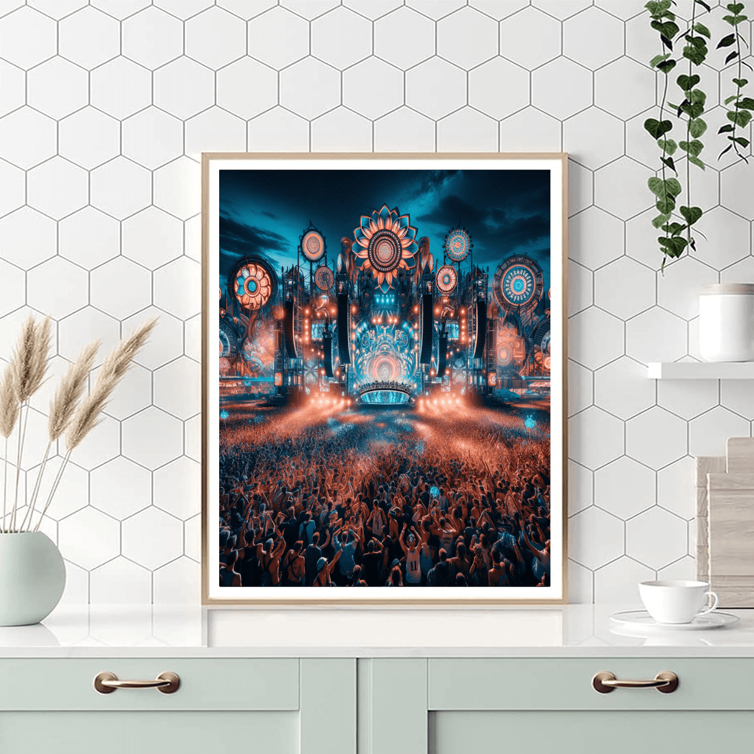 Electric Daisy Carnival - Las Vegas Paint By Color